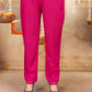 Magenta Pink Floral Printed Silk Blend Kurta Set with Solid Chiffon Dupatta