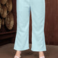Sunshine Gradient Co-Ord Set – Yellow, Blue & Pink Shirt with Solid Blue Trousers