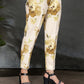 Off-White Floral Printed Shirt Collar Kurta Set in Silk Blend