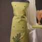 Floral Buti Pista Green Muga Cotton Unstitched Suit Set