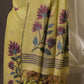 Creeper Floral Pista Green Minakari Work Unstitched Soft Cotton Suit Set