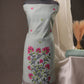 Creeper Floral Sky Blue Minakari Work Unstitched Soft Cotton Suit Set