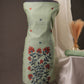 Creeper Floral Sea Green Minakari Work Unstitched Soft Cotton Suit Set