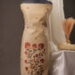 Creeper Floral Beige Minakari Work Unstitched Soft Cotton Suit Set