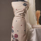 Elegant Beige Muslin Cotton Unstitched Suit with Multicolour Weaving Dupatta