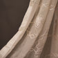Cream Butti Paisley Cotton Unstitched Suit with Thread Work & Chiffon Dupatta