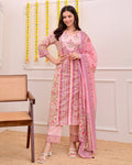 Morgan Silk Digital Print Kurta Set with Dupatta