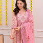 Morgan Silk Digital Print Kurta Set with Dupatta