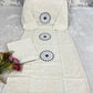 Ivory Cotton Flex Embroidered Kurta Set for Women