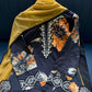Black Printed Muslin Pakistani Suit Set with Dupatta
